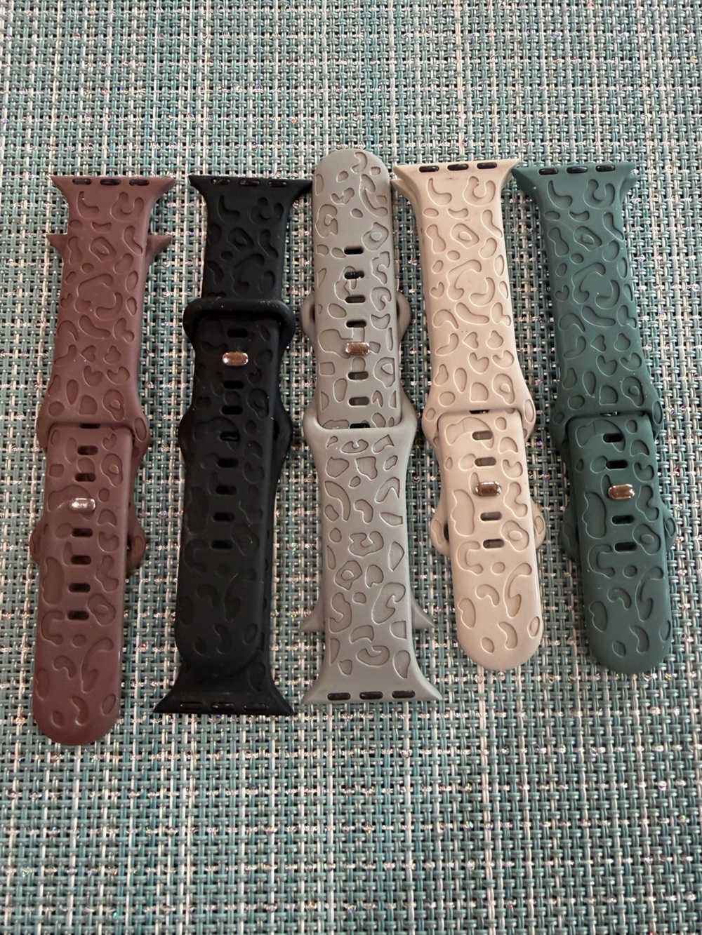 Silicone Watch Band Set - 5 Neutral Colors
